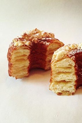 Q: What do you get when you cross a donut with a croissant? A: Fat.