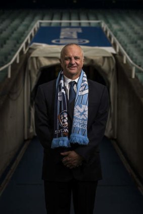 Sydney FC coach Graham Arnold at Allianz Stadium.