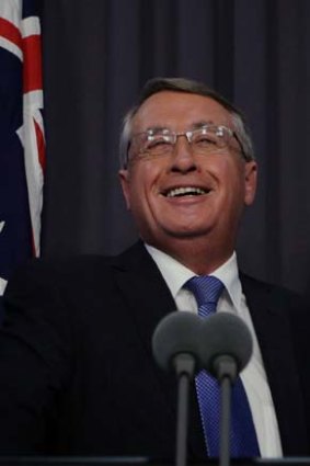 Budget better than expected ... Wayne Swan.