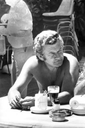 Bob Hawke and Gough Whitlam in 1975.