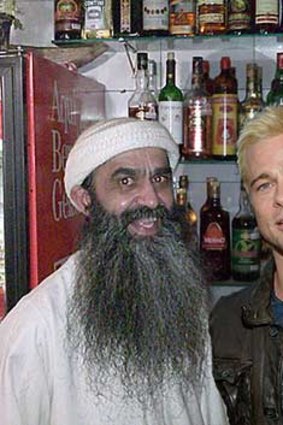 Landlord Ceara Francisco Helder Braga Fernandes, AKA 'Osama Bin Laden' with Brad Pitt.