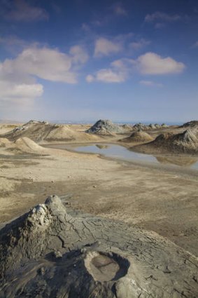 Gobustan mud volcanoes.