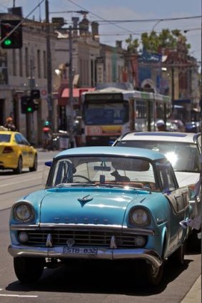 North: Brunswick Street, Fitzroy.