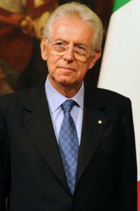 Italy's new Prime Minister Mario Monti.