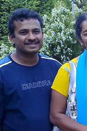 Drowning victim Pavan Ganasala and his wife Aruna.