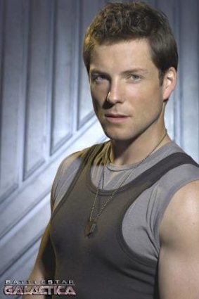 Jamie Bamber as Lee "Apollo" Adama.