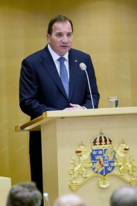 New centre-left Swedish PM Stefan Loefven: "A two-state solution requires mutual recognition and a will to peaceful co-existence."