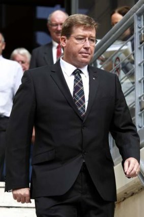 Supporting the bill: Nationals MP and former policemen Troy Grant.