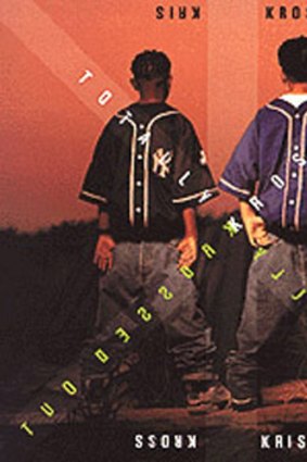 The cover of Kris Kross' 1992 album, <i>Totally Krossed Out</i>.