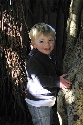 Angus Burke, 3, died during the January storm.
