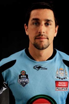 Aiming high ... Mitchell Pearce.