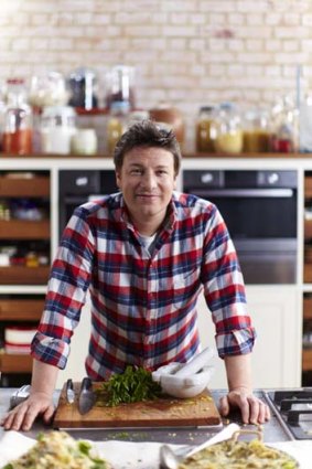 Penguin star &#8230; TV chef and best-seller Jamie Oliver.