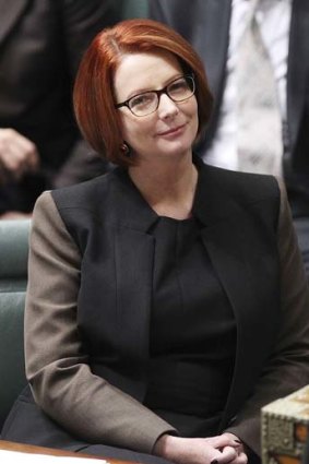 Broke almost two months of silence: Julia Gillard.
