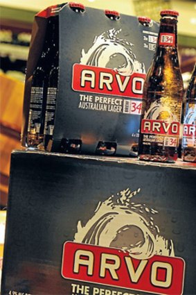 Casella Wines unveils its new beer, Arvo, for the domestic market.