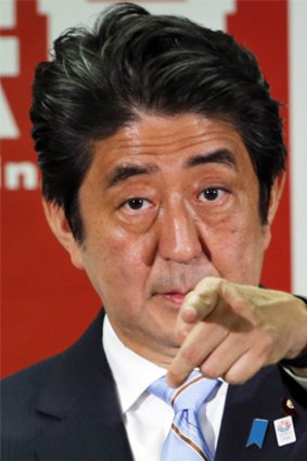Japan PM Shinzo Abe.