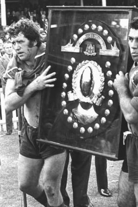 Glory days ... South Sydney win the 1971 NRL Grand Final.