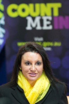 Palmer United Party candidate Jacqui Lambie.