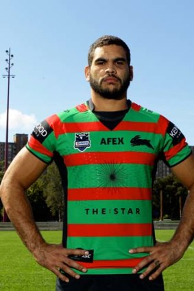Revelation &#8230; Greg Inglis, pictured yesterday at Redfern Oval, has been in great form at No.1 for Souths.