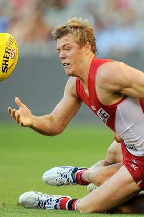 Young, but strong: Sydney's Luke Parker.