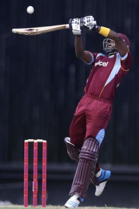 Unbeaten: West Indies' Dwayne Bravo.