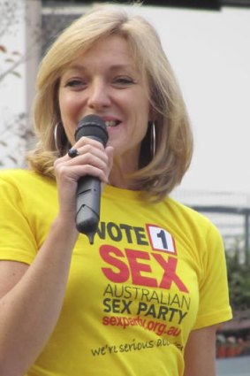 Google ad ban 'unlawful' ... Fiona Patten of the Australian Sex Party.