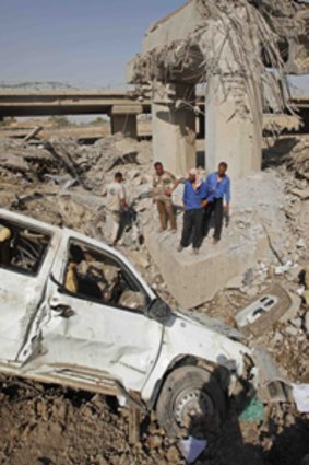 Car bombs kill scores of people in Baghdad.
