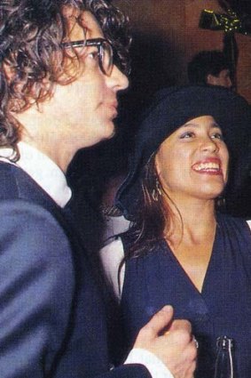 Music makers: Kate Ceberano and Michael Hutchence were fixtures on the music scene.
