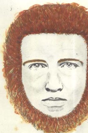 Red head ... facial composite of the suspect.