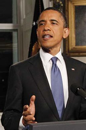 President Barack Obama speaks after a deal between Republican and Democrat lawmakers.
