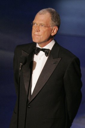 Late night talk show host David Letterman.