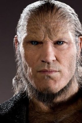 David Legeno as the werewolf character he played in the Harry Potter films.