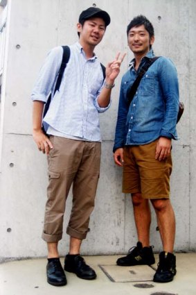Takashi Hiura, left, 22, and Takuma Yoshida, 21, in Tokyo.