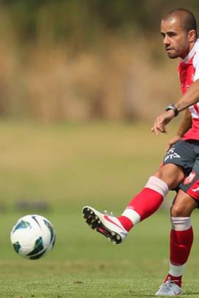 In the swing: Melbourne Heart skipper Fred may return against Sydney FC.