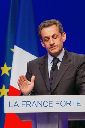 France's incumbent President Nicolas Sarkozy.