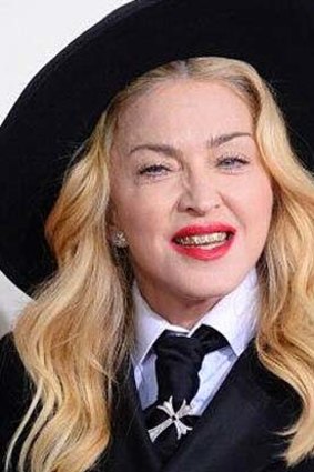 Madonna's golden grille.