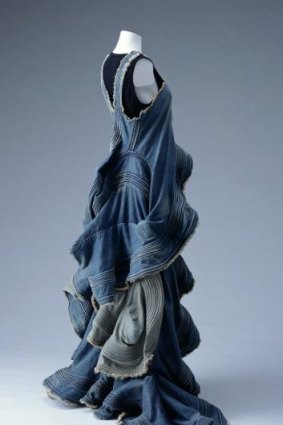 Denim: Junya Watanabe evening gown from Comme des Garcons Spring / Summer 2002 Collection.