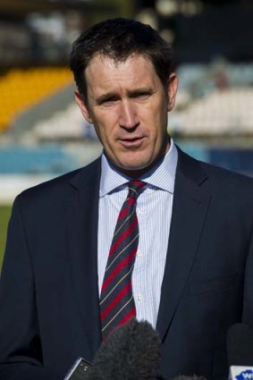 Cricket Australia chief executive James Sutherland.