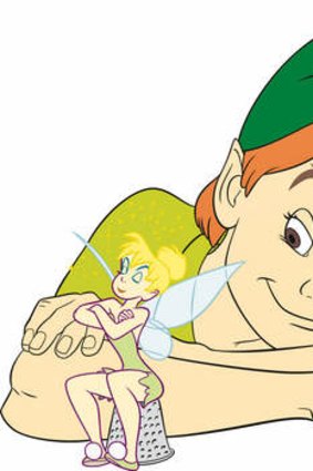 Not so nice: Peter Pan and Tinkerbell.