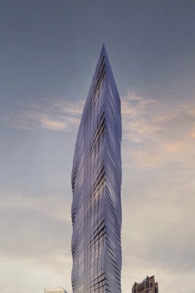 The proposed Tower Melbourne, described by campaigning councillors as a 'blight'.