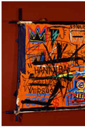 Jean-Michael Basquiat's recovered <i>Hannibal</i> painting, according to interpol.