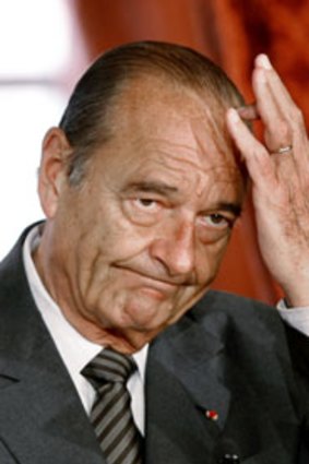Jacques Chirac, former French president.