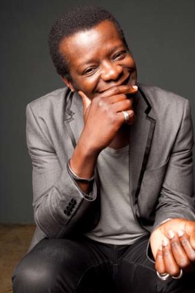 "I can't start partying until Sunday and then I'll find like-minded people and get on it": Stephen K. Amos.