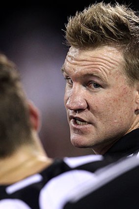 Collingwood Magpies coach Nathan Buckley.