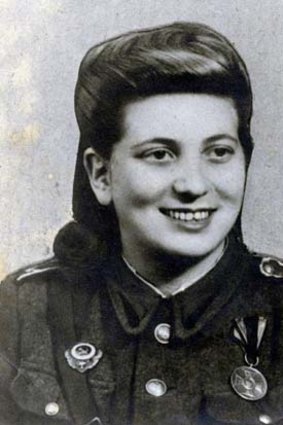 Determined &#8230; Hanka Gliksman in 1945, the year of her liberation.
