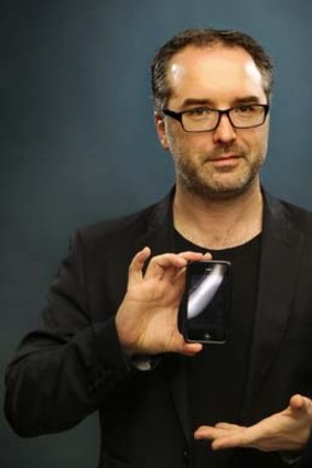 Comedian Justin Hamilton's personal phone app ties into the material in his show.