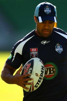 Omitted ... NSW centre Michael Jennings.