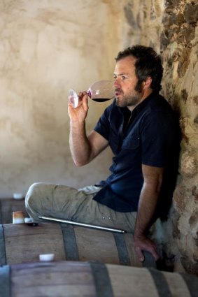 New star ... winemaker Abel Gibson of Ruggerbellus.