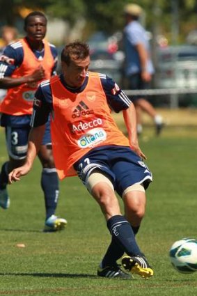 Melbourne Victory's new midfielder, Spase Dilevski