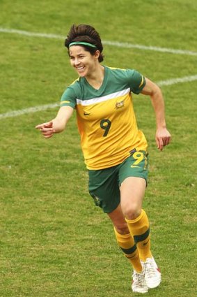 Prolific &#8230; Sarah Walsh has netted 31 goals for the Matildas.