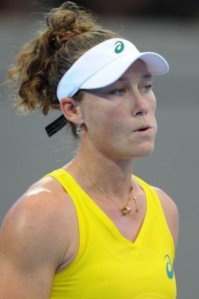 Sam Stosur was beaten by Andrea Petkovic in the opening match.